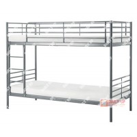 Durable Metal Bunk Bed Price School Dormitory Student Bunk Bed Steel Army Double Bunk Bed with Mattress Manufacturer