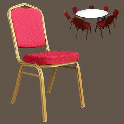 Wholesale fabric stacking banquet chairs for sale