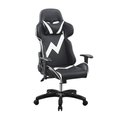 car racing gaming chair leather high back swivel