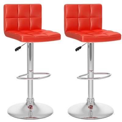 Modern new design metal bases leather bar stool high chair