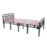 Cheap folding metal single bed